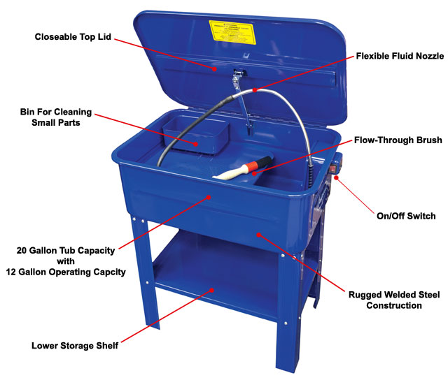 Eastwood 20 Gallon Parts Washer