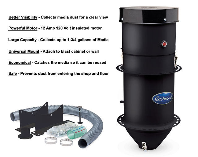 Eastwood Dust Collection System for Blast Cabinets