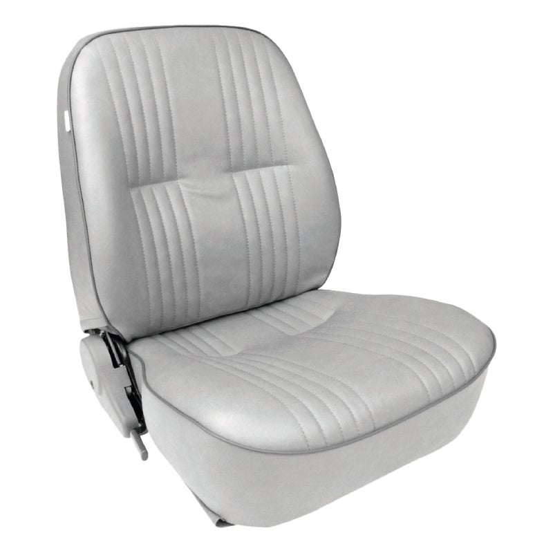 Procar Pro90 Low Back Series Seat Grey Vinyl Left Side