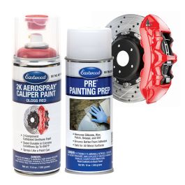 Shop Brake Caliper Red Kit Get Free Can Of Pre