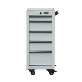 Homak BK06043500 35 in. 4-Drawer Slide Top Cart - Black