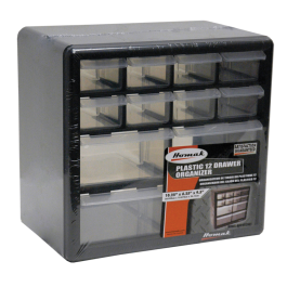 Wnvivi Parts Box,Hardware Parts Organizer Box,Classification Grid Tool  Storage Box,Plastic Parts Tool Organizer for Hardware Fitting