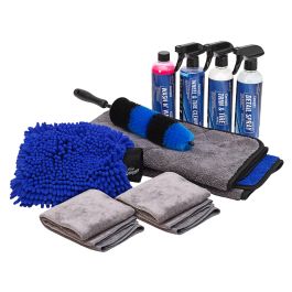 Car Cleaning Tools Kit,30 PCS Car Detailing Brush Set,Driller Attachment  Set with Wash Mitt Sponge Towels Tire Brush Duster Complete Interior Car  Care