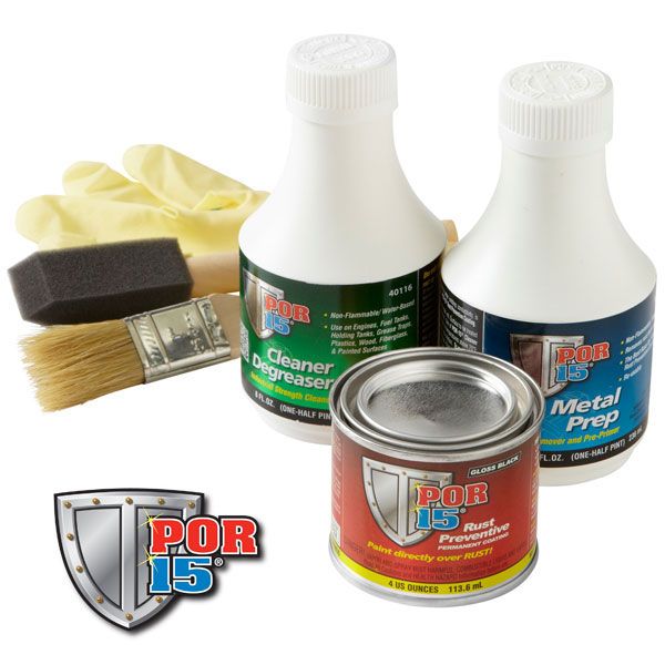 POR15 Top Coat Gloss Blk Spray