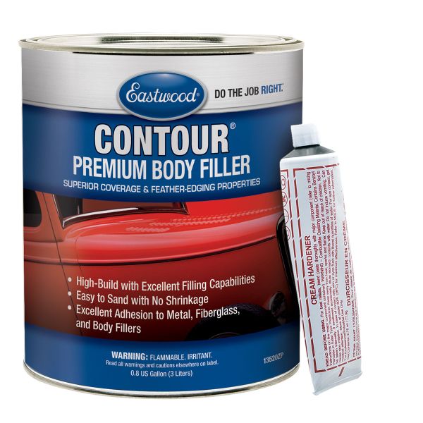 Eastwood Gray Epoxy Primer and Catalyst for Automotive Car Paint - Quarts