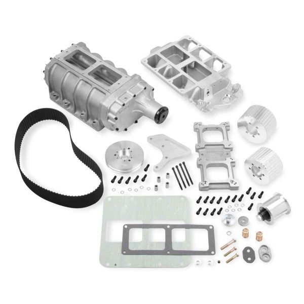 55-86 GM Small Block Weiand 6-71 Supercharger Kit - Satin 75