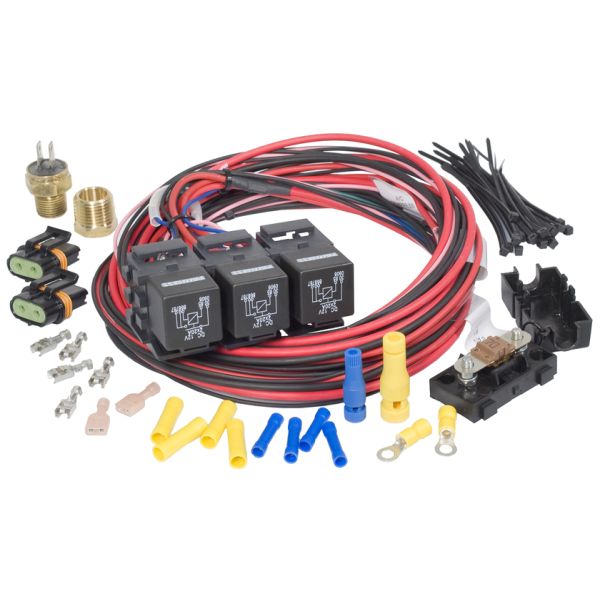 Painless Dual Activation/Dual Fan Relay Kit (on 195 - off 185) 30116