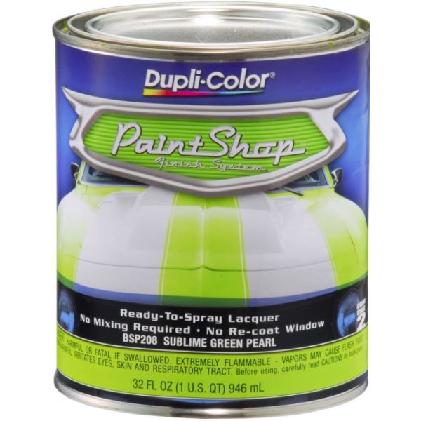 Dupli-Color Paint Shop Finish System Base Coat Sublime Green Pearl Quart 32  OZ BSP208