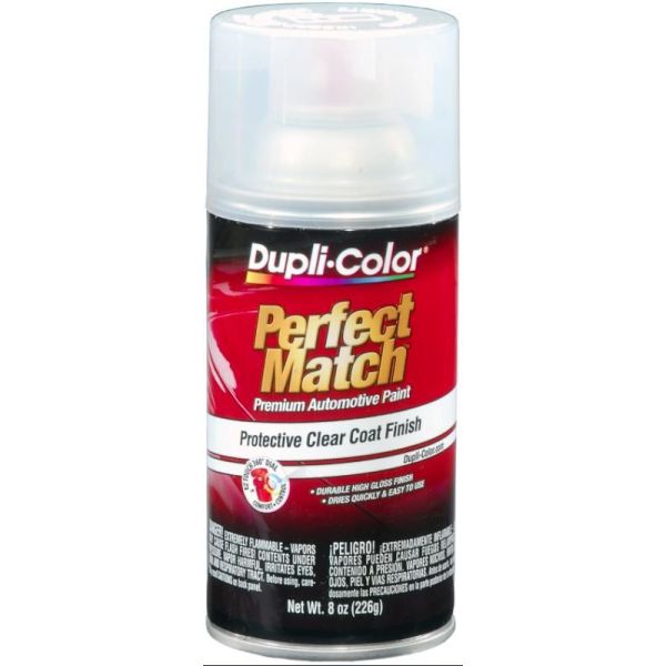 Dupli-Color Perfect Match Premium Automotive Paint Clear Top Coat Aerosol 8  OZ BCL0125
