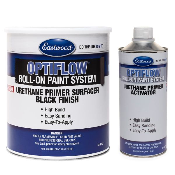 Eastwood 14003ZPA | Black 4:1 Urethane Primer and Activator for Automotive Car Paint - Gallon + | Auto Tool World
