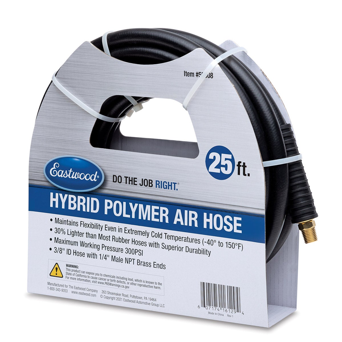 Eastwood 25ft Hybrid Polymer Air Hose